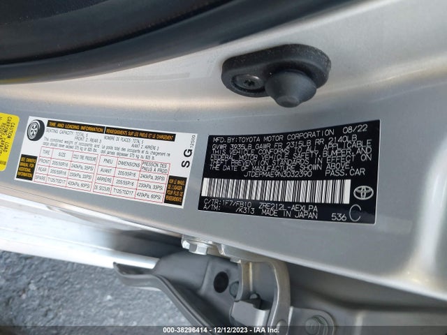 2022 TOYOTA COROLLA LE VIN: JTDEPMAE9N3032390