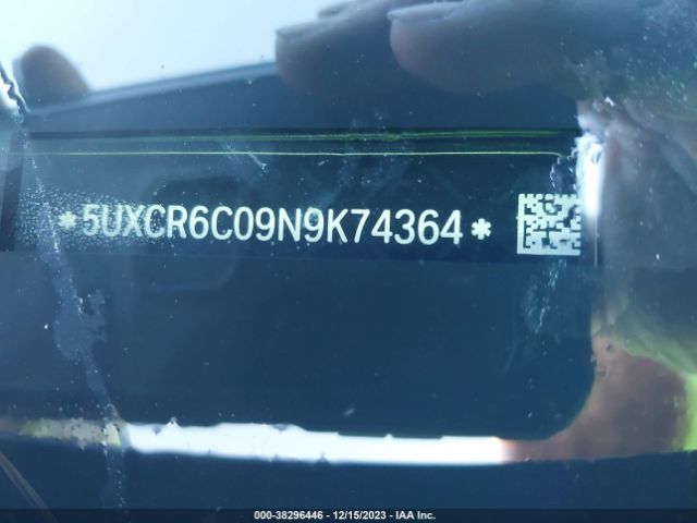 5UXCR6C09N9K74364 BMW X5 Xdrive40i