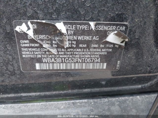WBA3B1G53FNT06794 BMW 320i