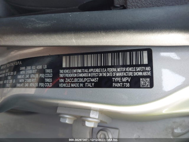 ZACCJBCB6JPG74457 Jeep Renegade Trailhawk 4x4