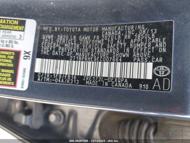 Toyota Corolla Le Eco 2016 2T1BPRHEXGC504564 Image 9