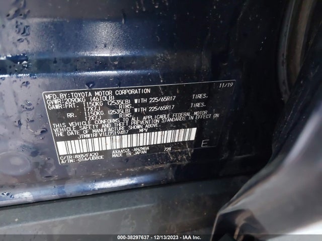 Toyota Rav4 Xle 2020 JTMW1RFV1LD519487 Image 9