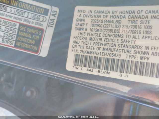 2HKRM4H31EH705479 Honda CR-V LX