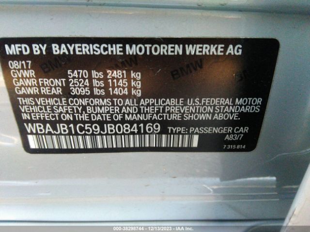WBAJB1C59JB084169 BMW 530e Xdrive Iperformance