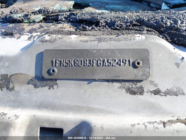 Ford EXPLORER XLT 2015 1FM5K8D83FGA52491 Image 9