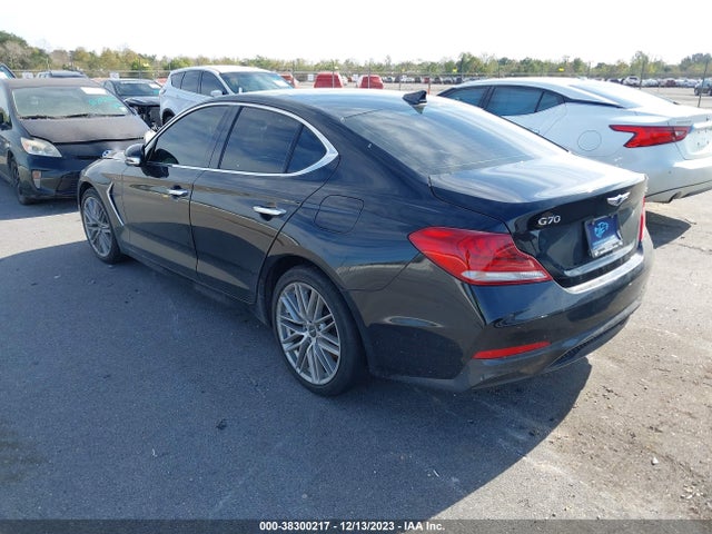 2020 GENESIS G70 2.0T RWD VIN: KMTG34LA0LU049683