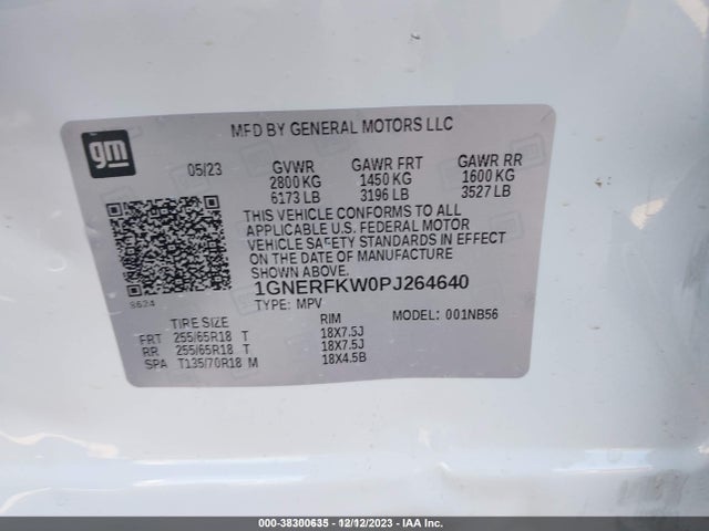 Chevrolet Traverse Fwd Ls 2023 1GNERFKW0PJ264640 Image 9