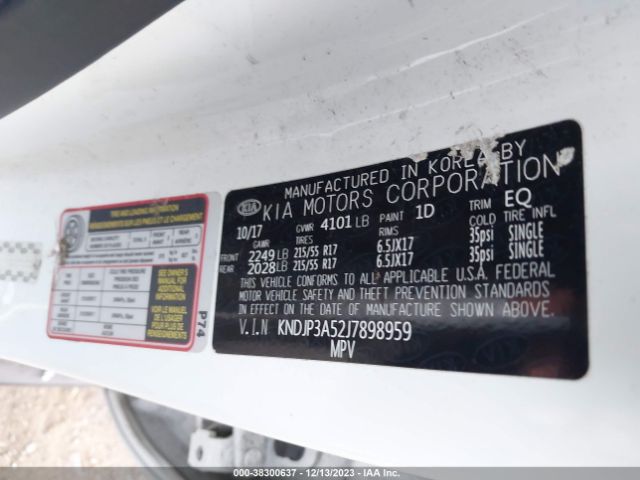KNDJP3A52J7898959 KIA SOUL +