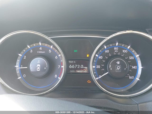 2013 HYUNDAI SONATA GLS VIN: 5NPEB4AC2DH709876
