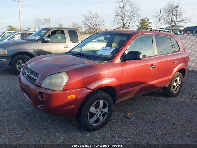 2008 HYUNDAI TUCSON GLS VIN: KM8JM12B28U856994