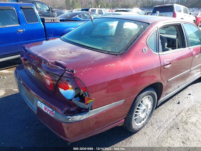 2002 CHEVROLET IMPALA VIN: 2G1WF55K429245448