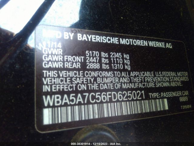 WBA5A7C56FD625021 BMW 528i Xdrive