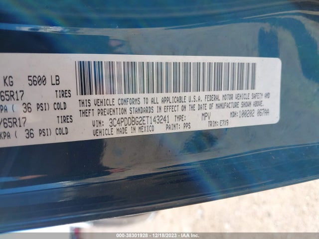 Dodge Journey Sxt 2014 3C4PDDBG2ET143241 Image 9