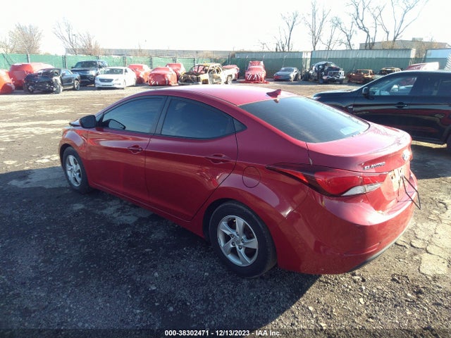 2014 HYUNDAI ELANTRA SE (ULSAN PLANT) VIN: KMHDH4AE6EU087538
