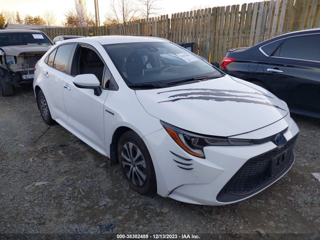 2021 TOYOTA COROLLA HYBRID LE VIN: JTDEAMDE4MJ016119