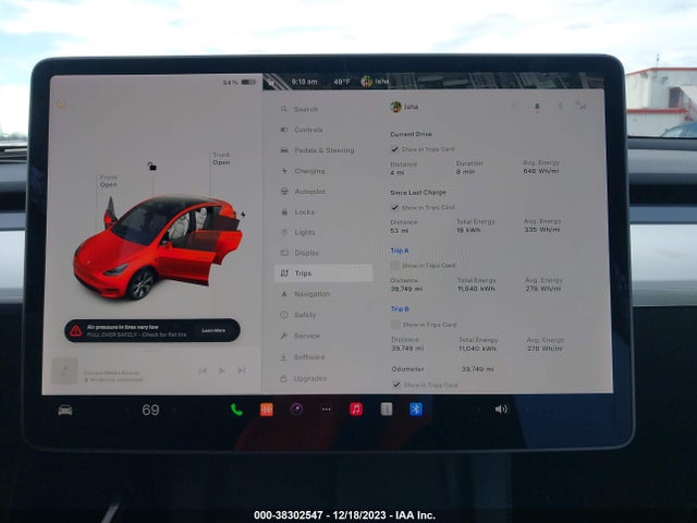 7SAYGAEE5NF312044 Tesla Model Y Long Range Dual Motor All-wheel Drive