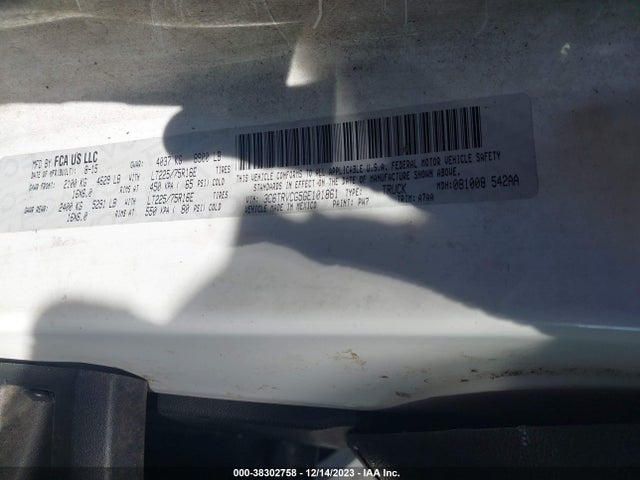 3C6TRVCG5GE101861 RAM Promaster 2500 High Roof