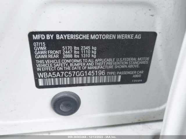 WBA5A7C57GG145196 BMW 528i Xdrive