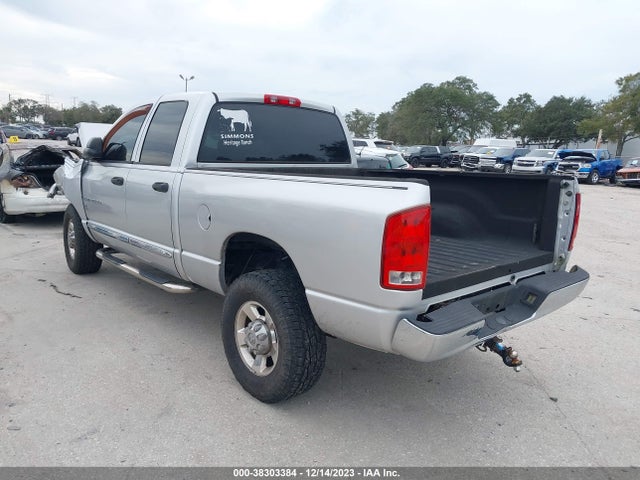 2005 DODGE RAM 3500 SLT/LARAMIE VIN: 3D7LS38C85G802831