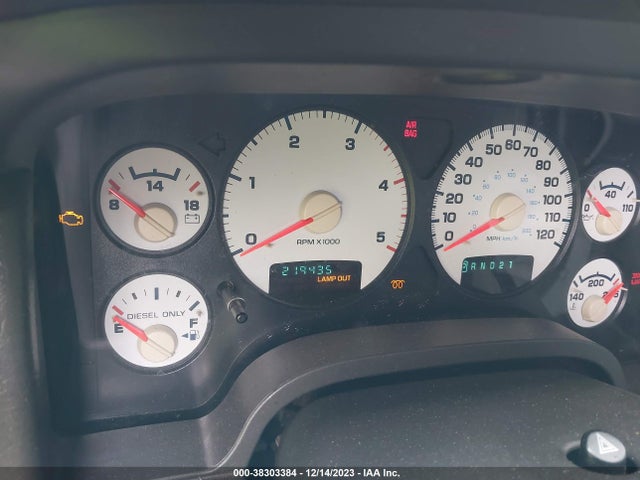 2005 DODGE RAM 3500 SLT/LARAMIE VIN: 3D7LS38C85G802831