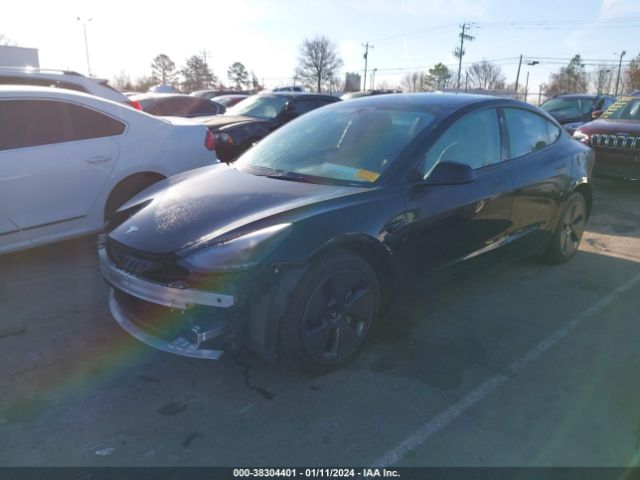 Tesla Model 3 Long Range Dual Motor All-wheel Drive 2022 5YJ3E1EB3NF334806 Image 2
