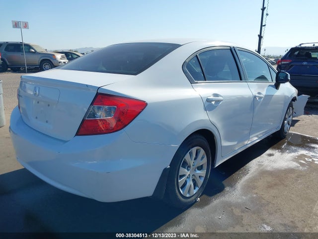 2012 HONDA CIVIC LX VIN: 2HGFB2F50CH576322