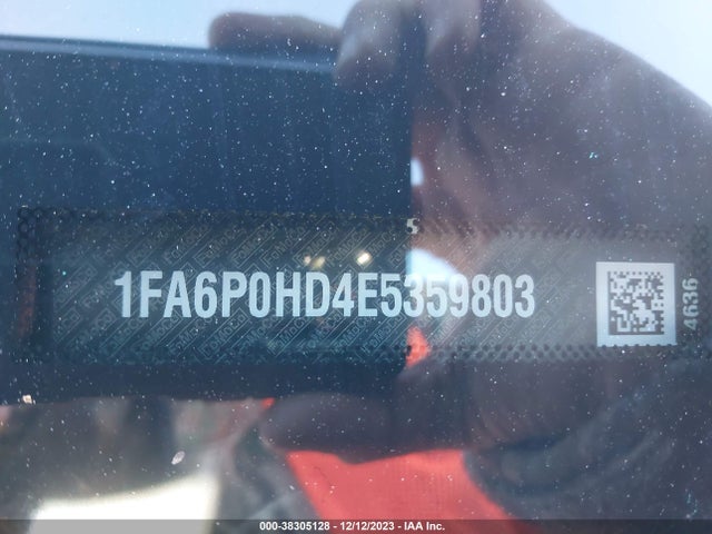 1FA6P0HD4E5359803 Ford FUSION SE