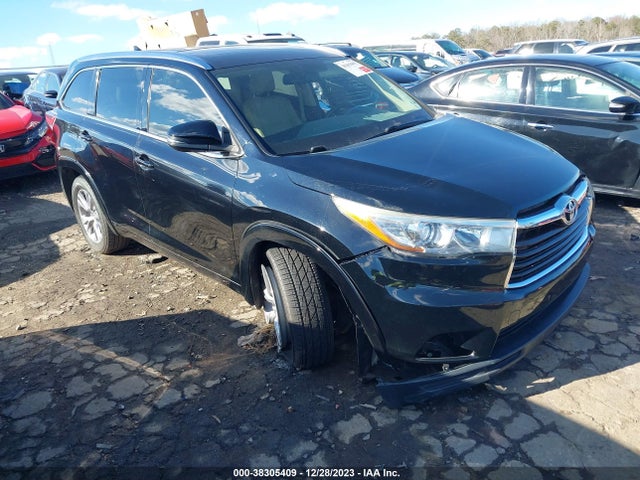 2015 TOYOTA HIGHLANDER XLE V6 VIN: 5TDKKRFH7FS095991