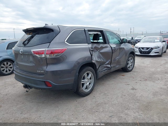 2016 TOYOTA HIGHLANDER XLE V6 VIN: 5TDJKRFH1GS301786