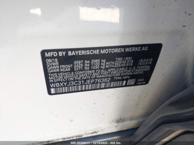 WBXYJ3C31JEP76362 BMW X2 Sdrive28i