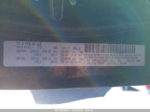 3C4PDCAB2LT202317 Dodge Journey Se Value