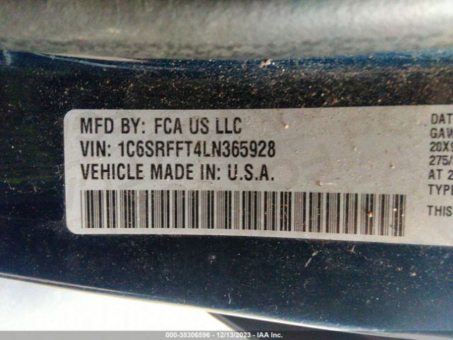 2020 RAM 1500 1C6SRFFT4LN365928 Photo 8