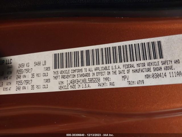 2011 JEEP WRANGLER UNLIMITED 1J4BA3H1XBL585220 Photo 8