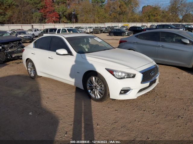 2020 Infiniti Q50 Luxe მანქანა იყიდება აუქციონზე, vin: JN1EV7AP1LM208206, აუქციონის ნომერი: 38306935