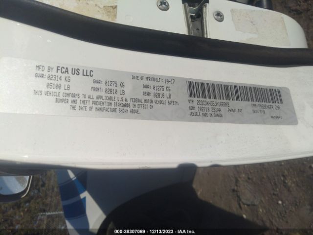 2C3CDXHG5JH166902 Dodge Charger Sxt Plus Rwd