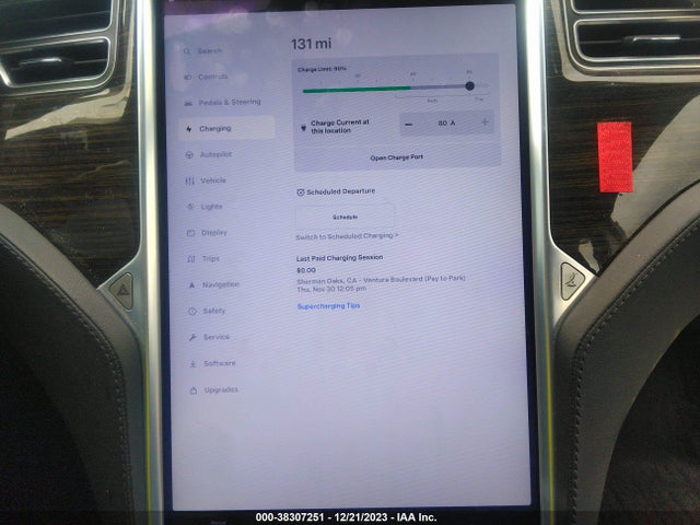 5YJSA1H16EFP60757 Tesla Model S P85