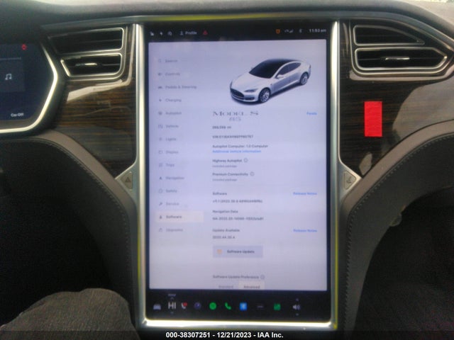 5YJSA1H16EFP60757 Tesla Model S P85