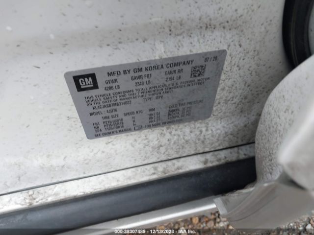 KL4CJASB7MB314022 Buick Encore Fwd Preferred