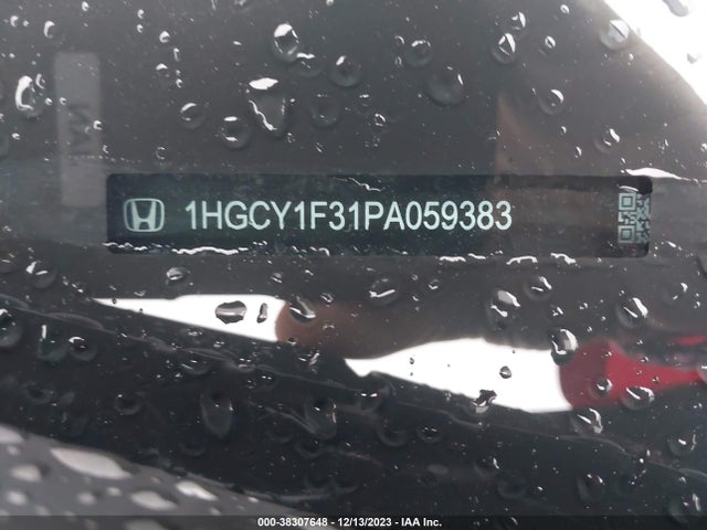Honda ACCORD EX 2023 1HGCY1F31PA059383 Image 9