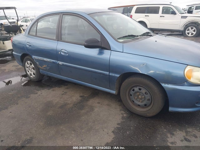2001 KIA RIO BASE (A4)/BASE (M5) VIN: KNADC123516518252