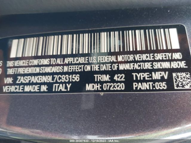 ZASPAKBN9L7C93156 Alfa Romeo Stelvio Ti Sport Awd