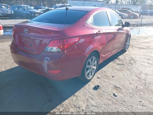 2013 HYUNDAI ACCENT GLS VIN: KMHCU4AE6DU294131