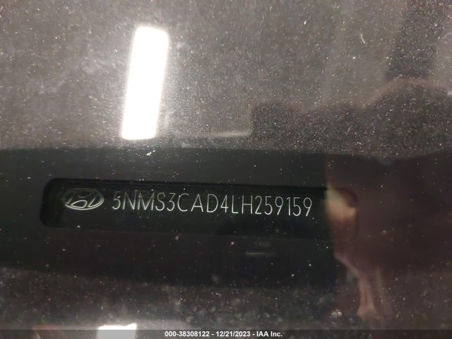Hyundai Santa Fe Sel 2020 5NMS3CAD4LH259159 Image 9