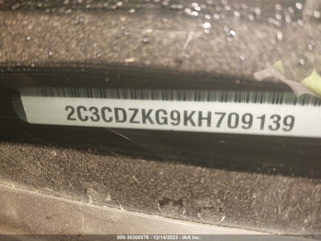 Dodge Challenger Gt Awd 2019 2C3CDZKG9KH709139 Image 9