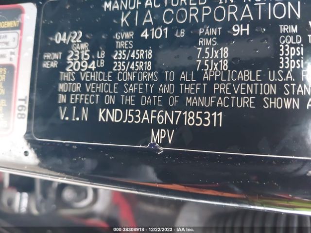 KNDJ53AF6N7185311 KIA Soul Turbo