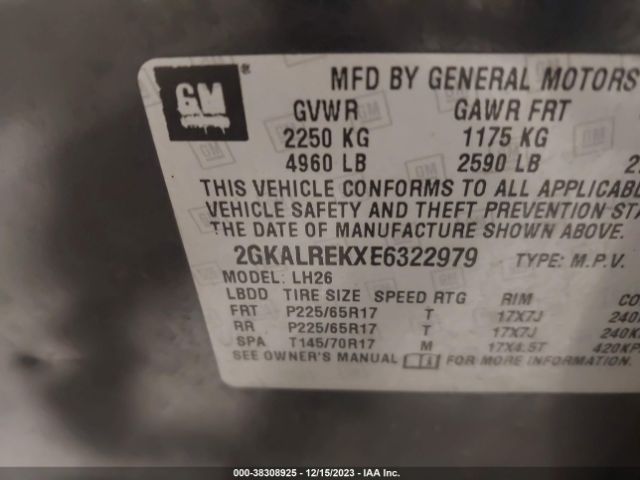 2GKALREKXE6322979 GMC Terrain Sle-2