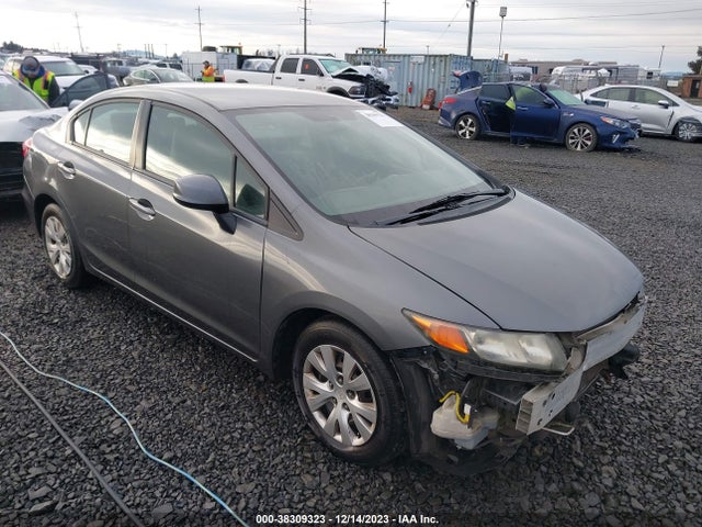 2012 HONDA CIVIC LX VIN: 19XFB2F51CE372476