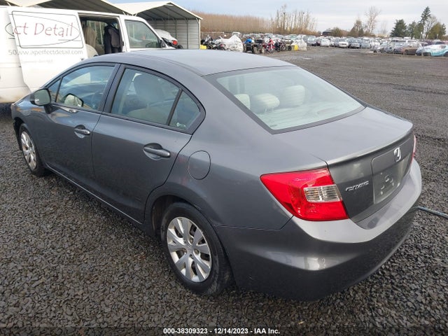 2012 HONDA CIVIC LX VIN: 19XFB2F51CE372476