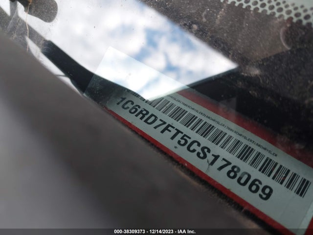 2012 RAM 1500 ST VIN: 1C6RD7FT5CS178069