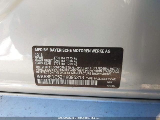 BMW 330e Iperformance 2017 WBA8E1C52HK895313 Image 9